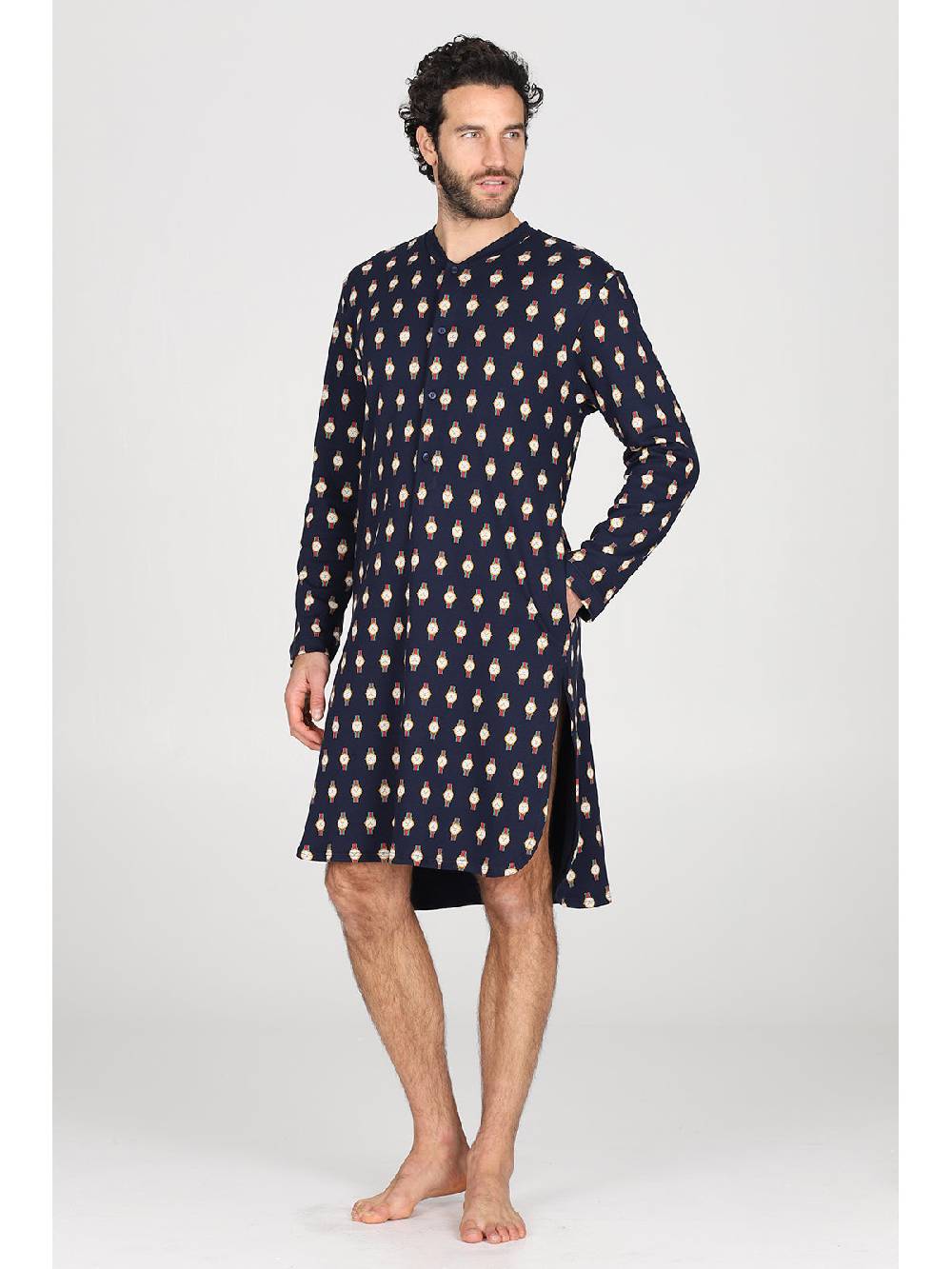 Julipet Camicia da notte Artist Edition, in caldo interlock di puro cotone Soddisfazione Garantita