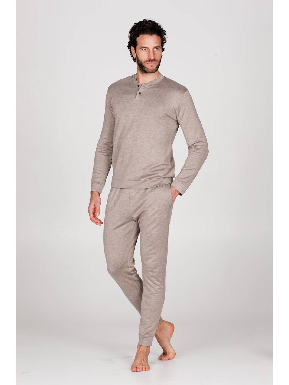 Julipet Pigiama in double jersey seta e cotone Prezzo Ridotto