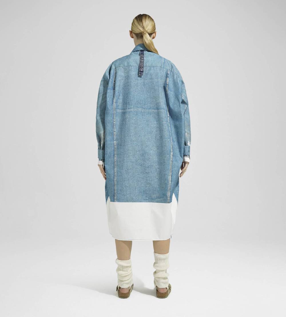 Khrisjoy DENIM RAINCOAT PRINT MEDIUM DENIM Sconto