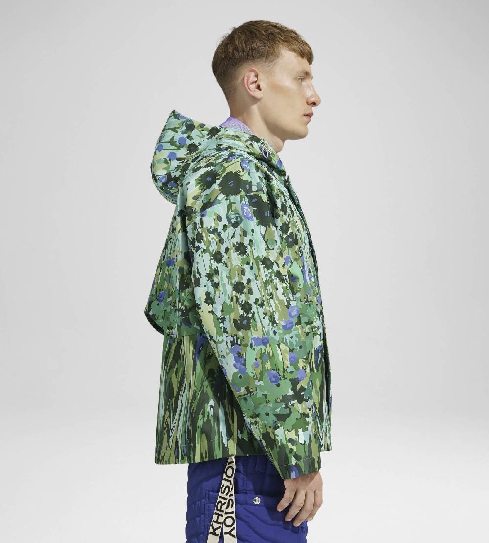 Khrisjoy FLOWERS WINDBREAKER WAVE JADE Nuovo