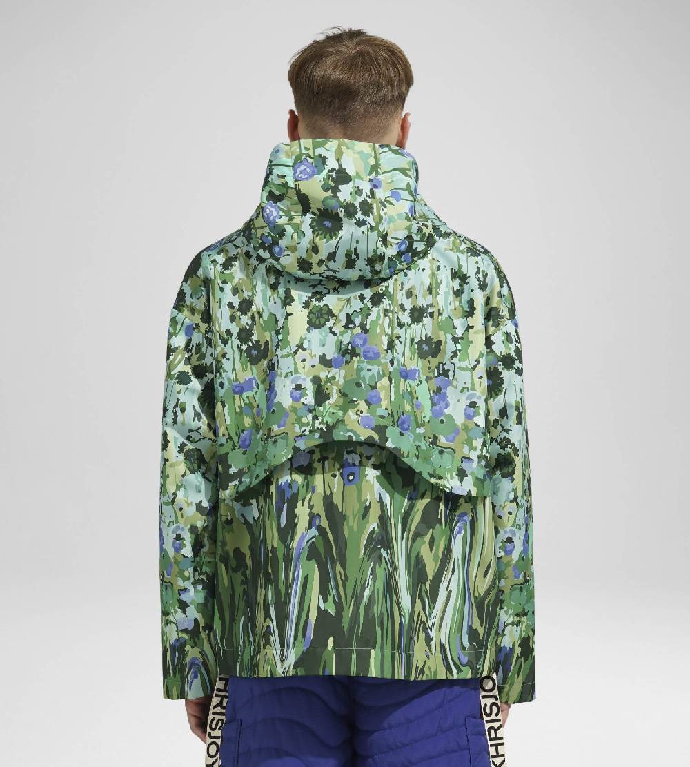 Khrisjoy FLOWERS WINDBREAKER WAVE JADE Nuovo