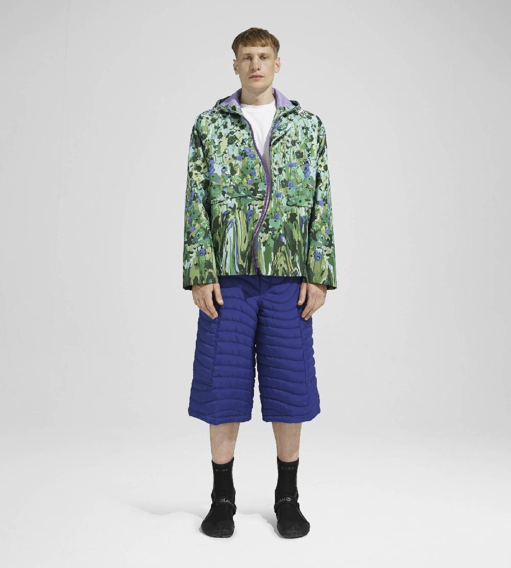 Khrisjoy FLOWERS WINDBREAKER WAVE JADE Nuovo
