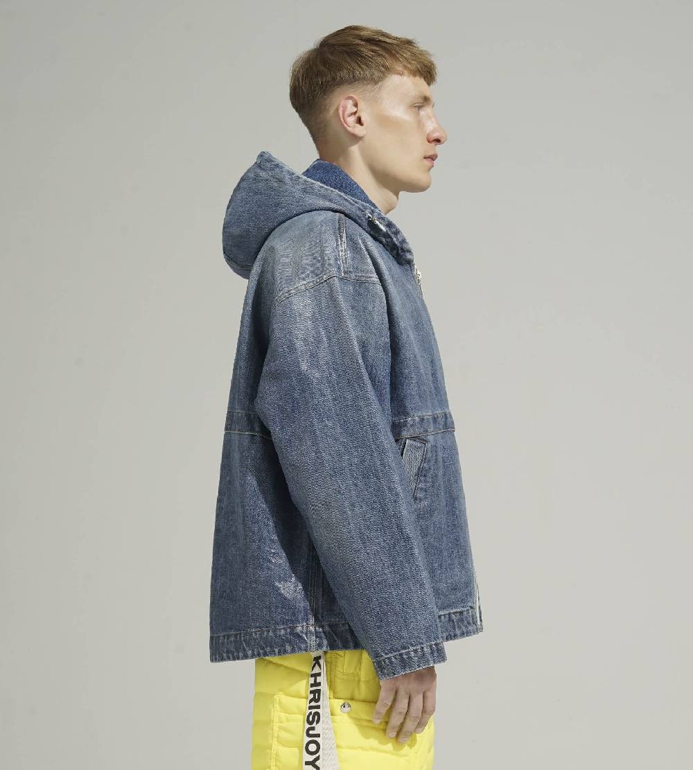 Khrisjoy WINDBREAKER DENIM MEDIUM DENIM Spedizione Gratuita