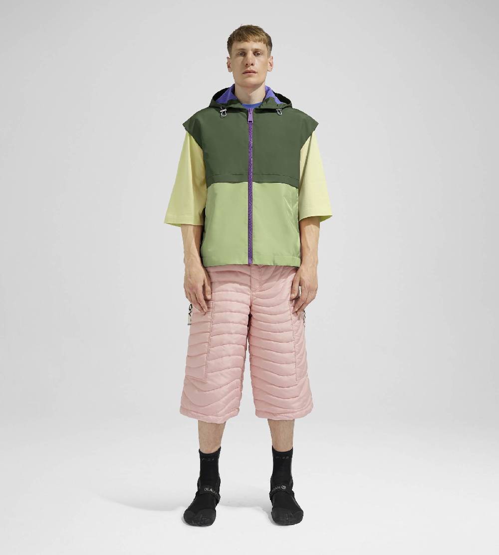 Khrisjoy SHELL WINDBREAKER VEST OLIVE GREEN JADE Consegna Veloce