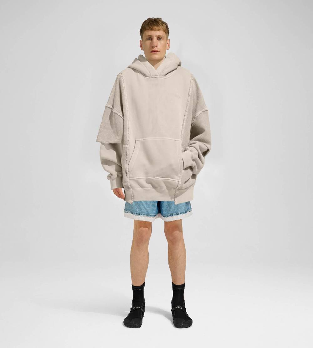Khrisjoy HOODIE DOUBLE POCKETS DESERT Fino Al -60%