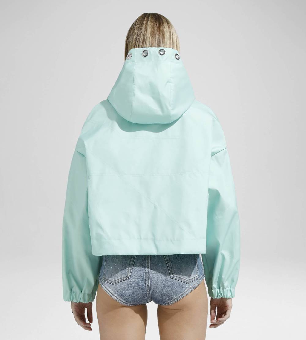 Khrisjoy NEW KHRIS CROP WINDBREAKER AFTER EIGHT Consegna Veloce