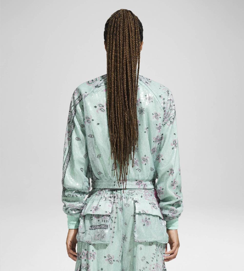 Khrisjoy TRACK JACKET PAILLETTES BANDANA AFTER EIGHT Sottocosto