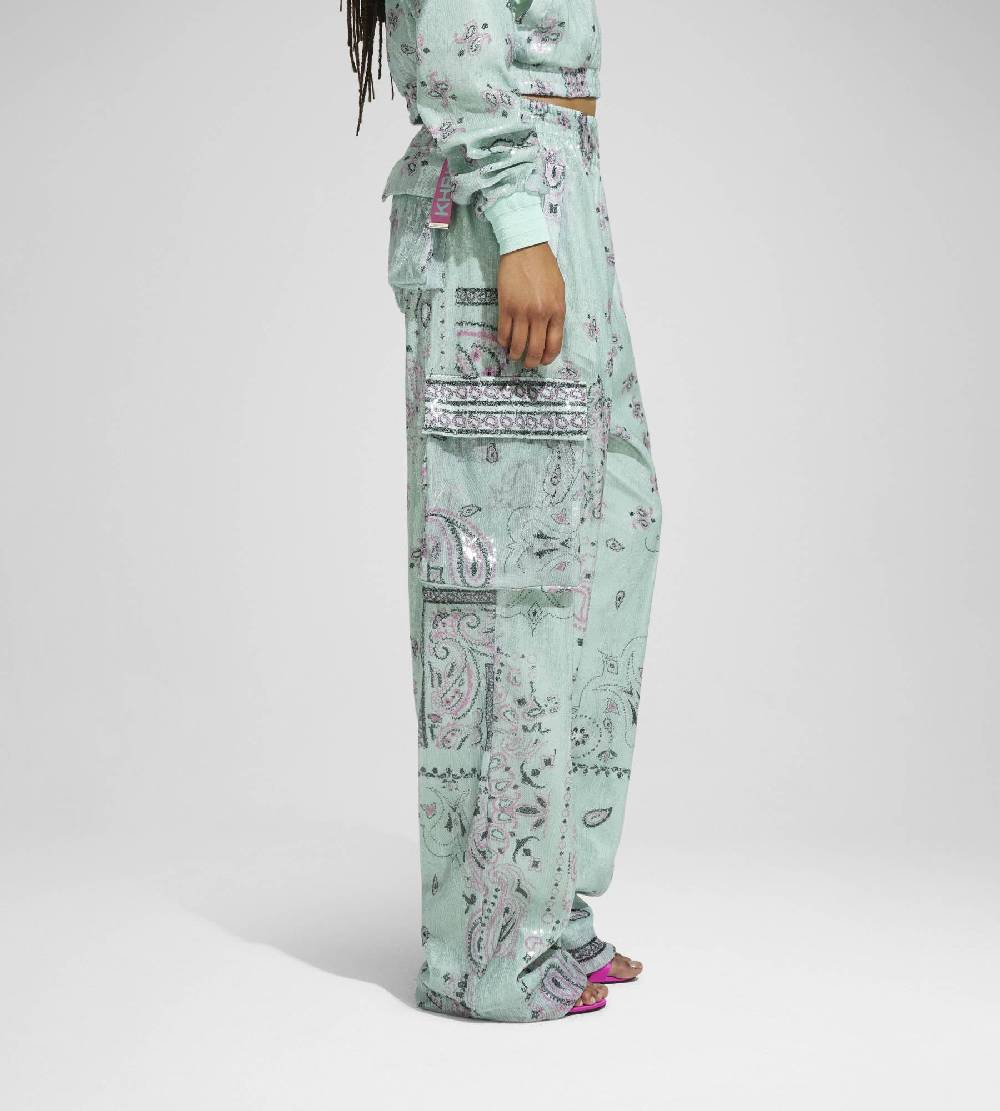 Khrisjoy PANTS MULTIPOCKET PAILLETTES BANDANA AFTER EIGHT Novità