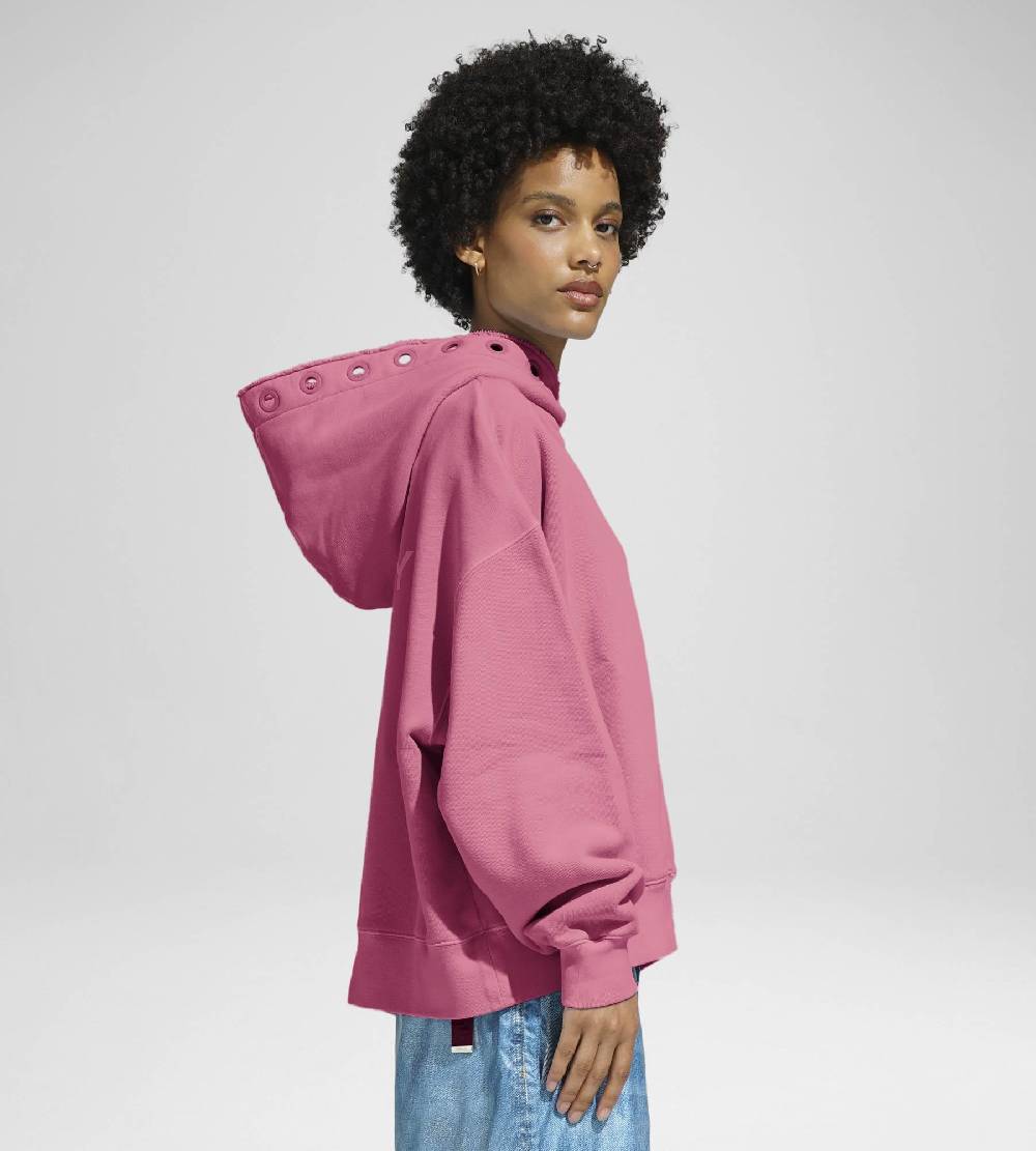 Khrisjoy HOODIE EYELETS CANDY PINK Outlet