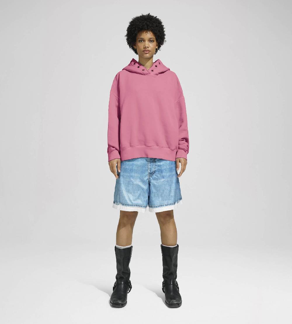 Khrisjoy HOODIE EYELETS CANDY PINK Outlet