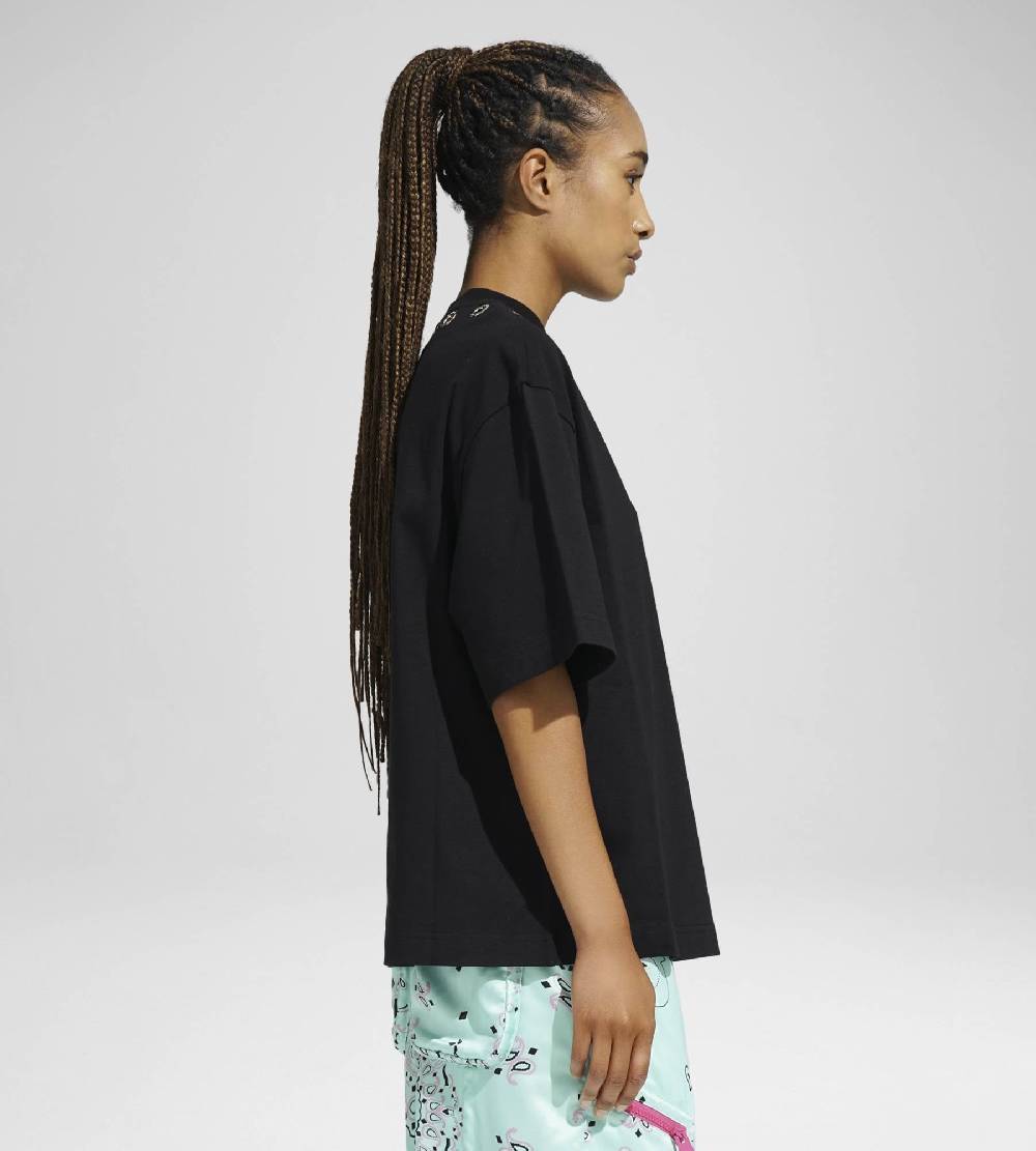 Khrisjoy EYELETS TEE BLACK Vendite Flash