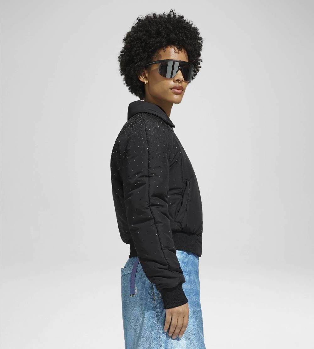 Khrisjoy JIM BOMBER STRASS BLACK Promozione