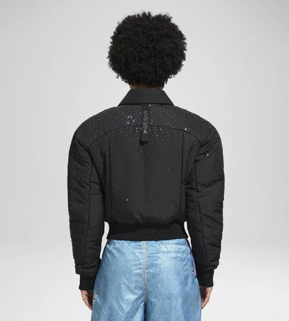 Khrisjoy JIM BOMBER STRASS BLACK Promozione