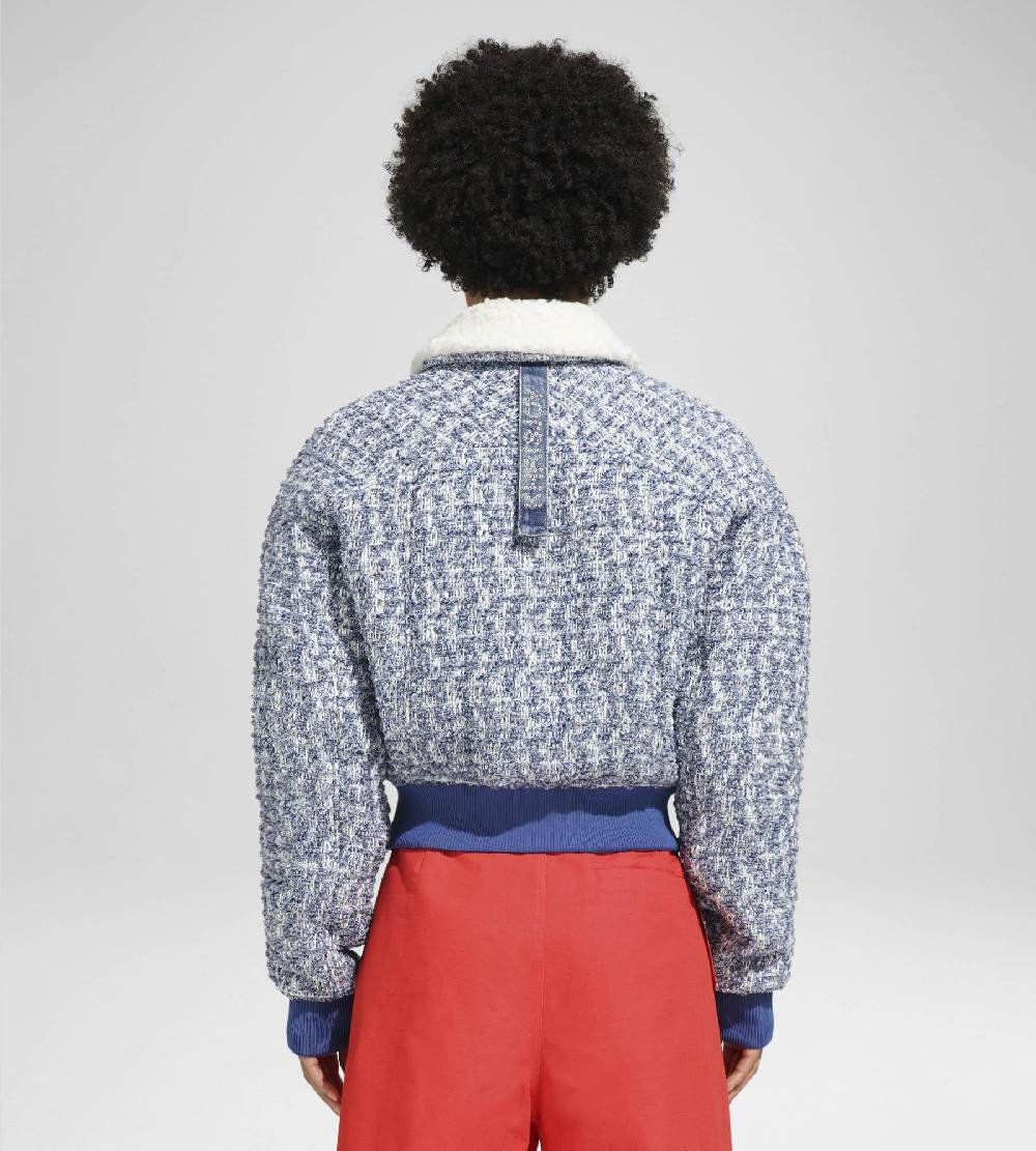 Khrisjoy JIM BOMBER TWEED DENIM Spedizione Gratuita