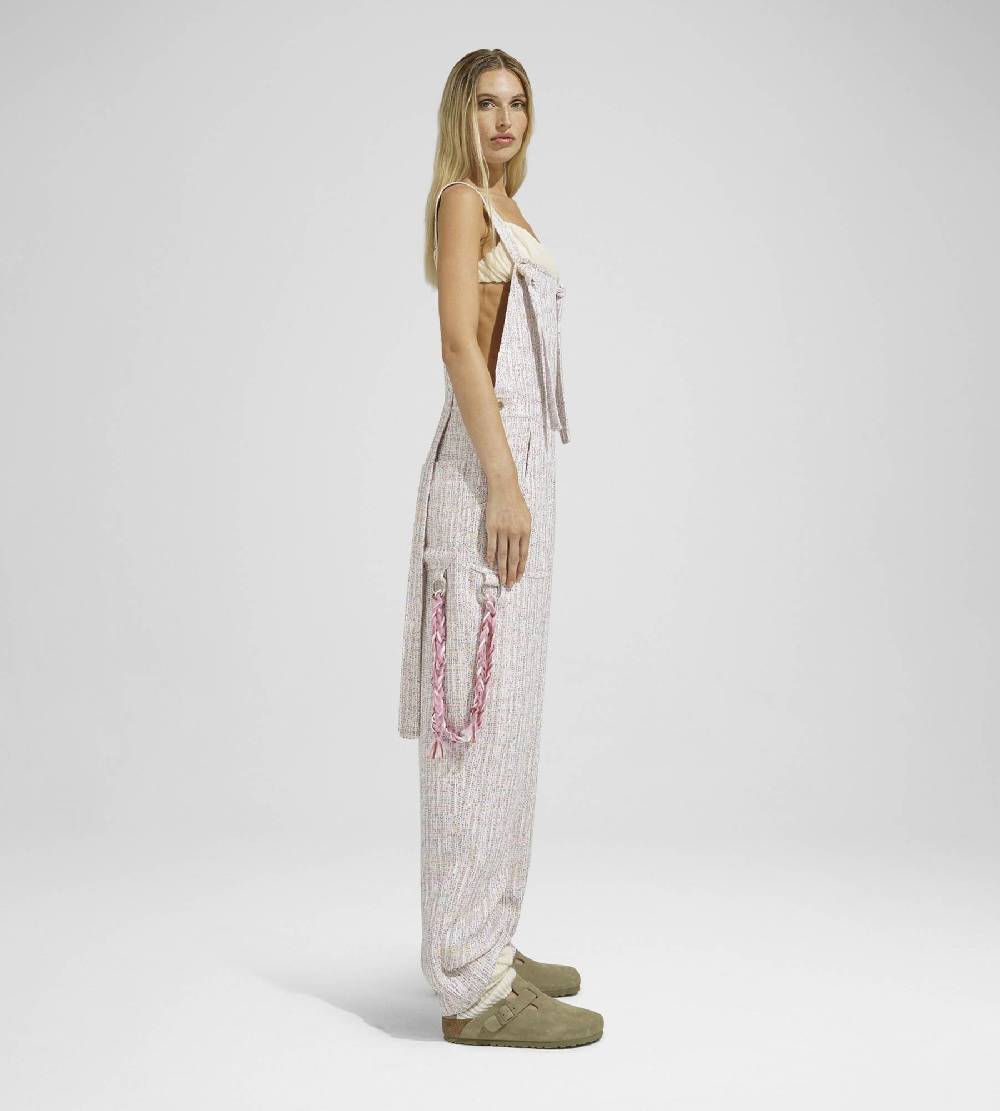 Khrisjoy SALOPETTE TWEED PAILLETTES TRAMÉ Soddisfazione Garantita
