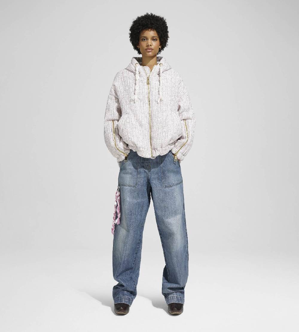 Khrisjoy KHRIS WINDBREAKER TWEED PAILLETTES TRAMÉ Acquista Ora