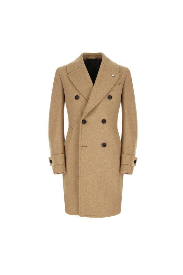 L.B.M. 1911 Cappotto Chesterfield in jersey beige Cappotto Chesterfield in jersey beige Fino Al -60%
