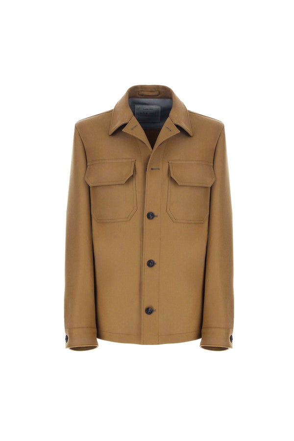 L.B.M. 1911 Overshirt non trattato marrone Overshirt non trattato marrone Prezzo Ridotto