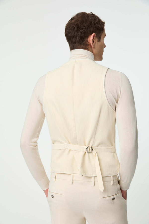 L.B.M. 1911 Gilet OSCAR tinto capo bianco latte Gilet OSCAR tinto capo bianco latte Sconto