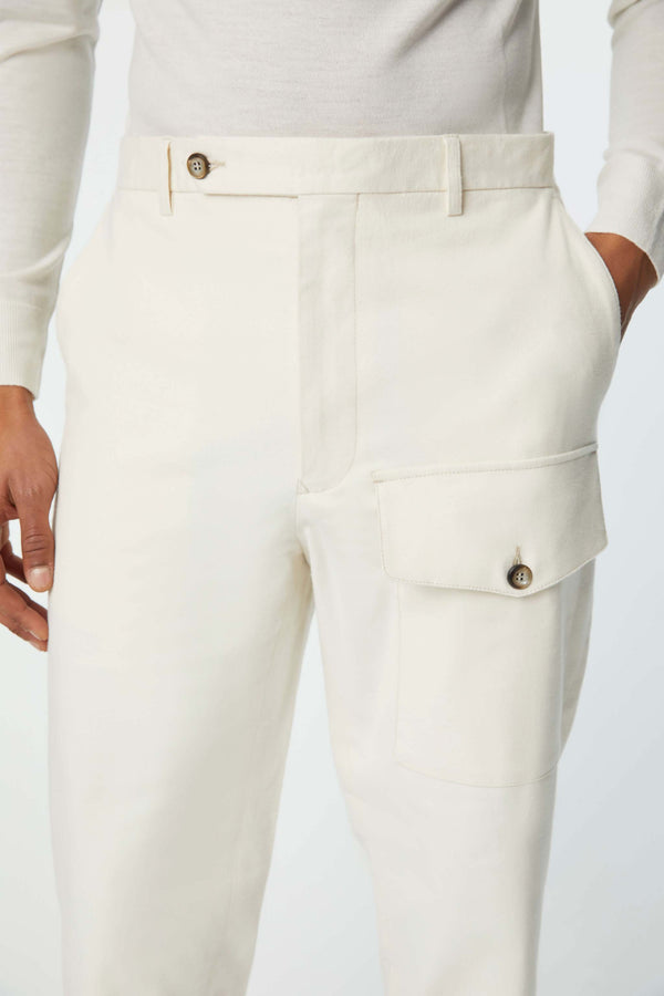 L.B.M. 1911 Pantalone TONY non trattato bianco Pantalone TONY non trattato bianco Offerta