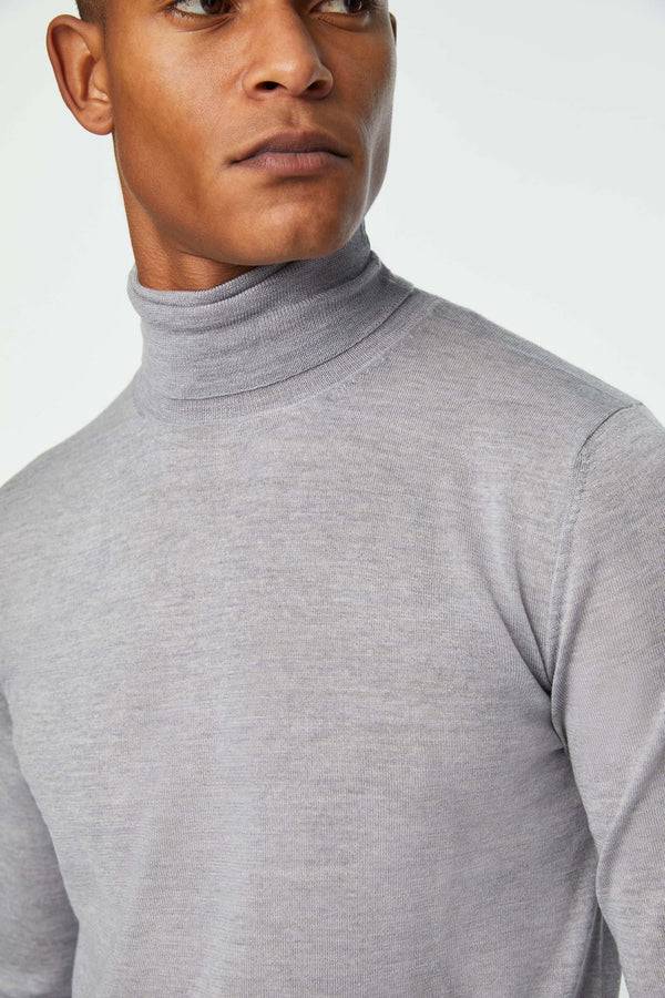 L.B.M. 1911 Maglia dolcevita grigio ghiaccio Maglia dolcevita grigio ghiaccio Online