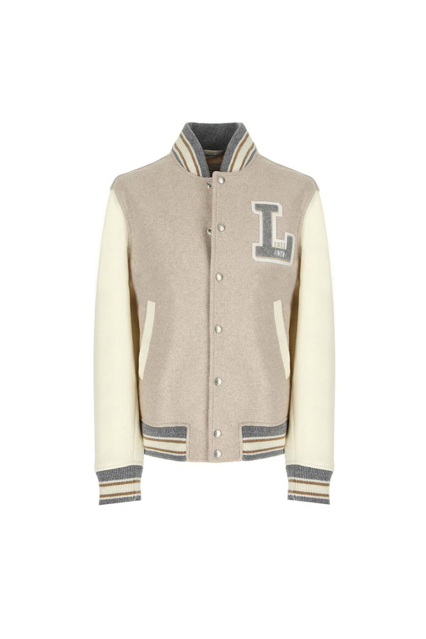 L.B.M. 1911 Bomber stile college in jersey con patch Bomber stile college in jersey con patch Offerte