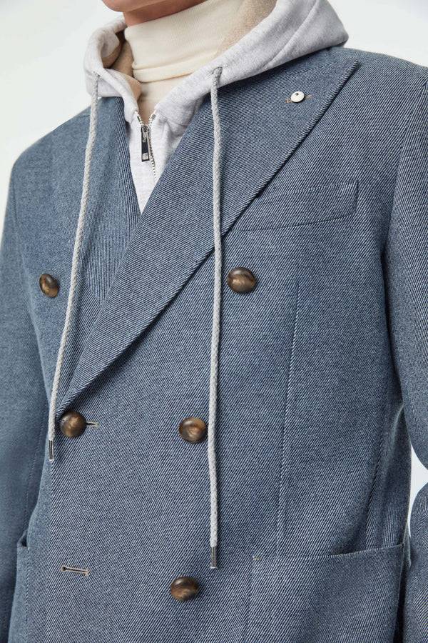 L.B.M. 1911 Giacca TOM blu denim Sartorial Indigo Giacca TOM blu denim Sartorial Indigo Saldi Di Fabbrica