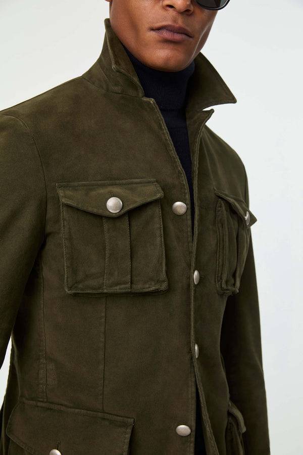 L.B.M. 1911 Giacca SAHARA tinto capo verde militare Giacca SAHARA tinto capo verde militare Promozione
