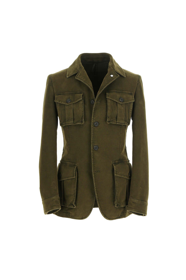 L.B.M. 1911 Giacca SAHARA tinto capo verde militare Giacca SAHARA tinto capo verde militare Promozione