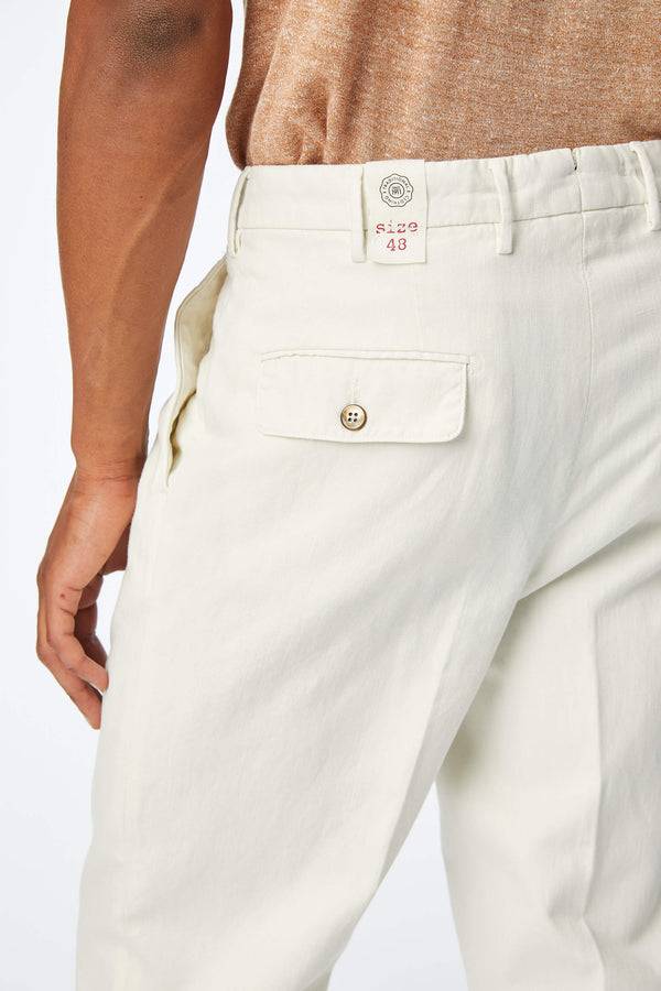 L.B.M. 1911 Pantalone CHARLIE tinto capo bianco Pantalone CHARLIE tinto capo bianco Soddisfazione Garantita