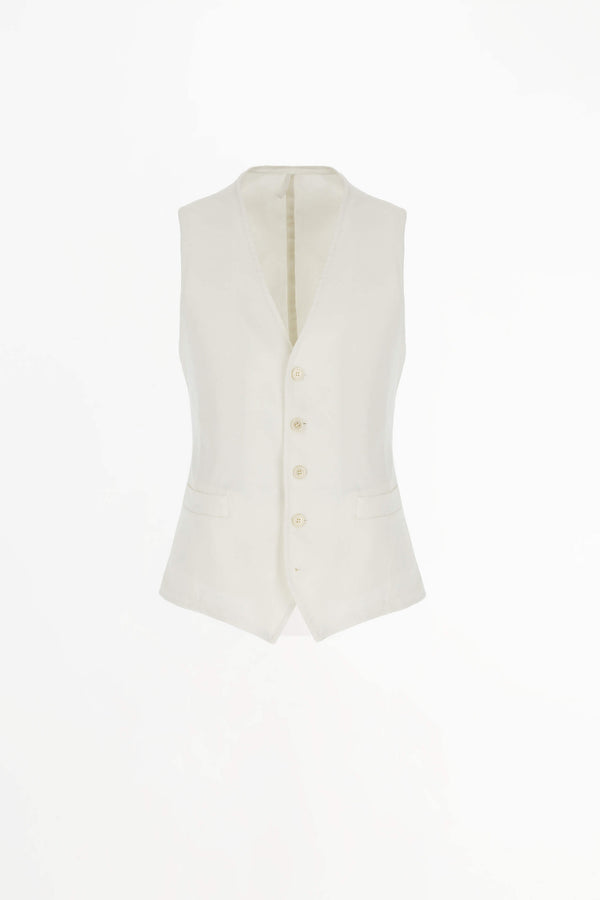 L.B.M. 1911 Gilet MIKE tinto capo bianco Gilet MIKE tinto capo bianco Consegna Veloce