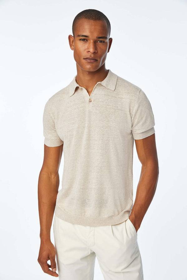 L.B.M. 1911 Polo in maglia beige Polo in maglia beige