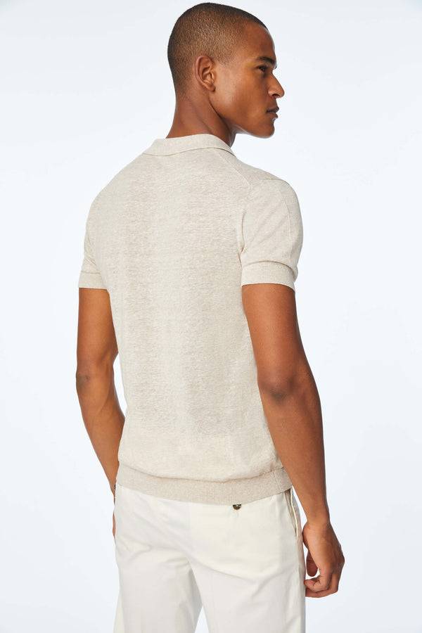 L.B.M. 1911 Polo in maglia beige Polo in maglia beige Promozione Limitata