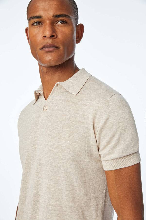 L.B.M. 1911 Polo in maglia beige Polo in maglia beige Promozione Limitata