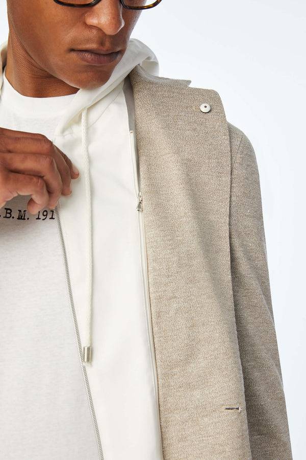 L.B.M. 1911 Giacca Simon in jersey beige Giacca Simon in jersey beige Fino Al -60%