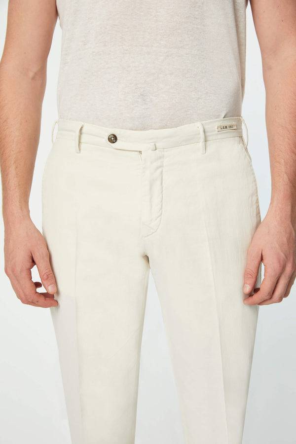 L.B.M. 1911 Pantalone ELTON tinto capo bianco avorio Pantalone ELTON tinto capo bianco avorio Sottocosto