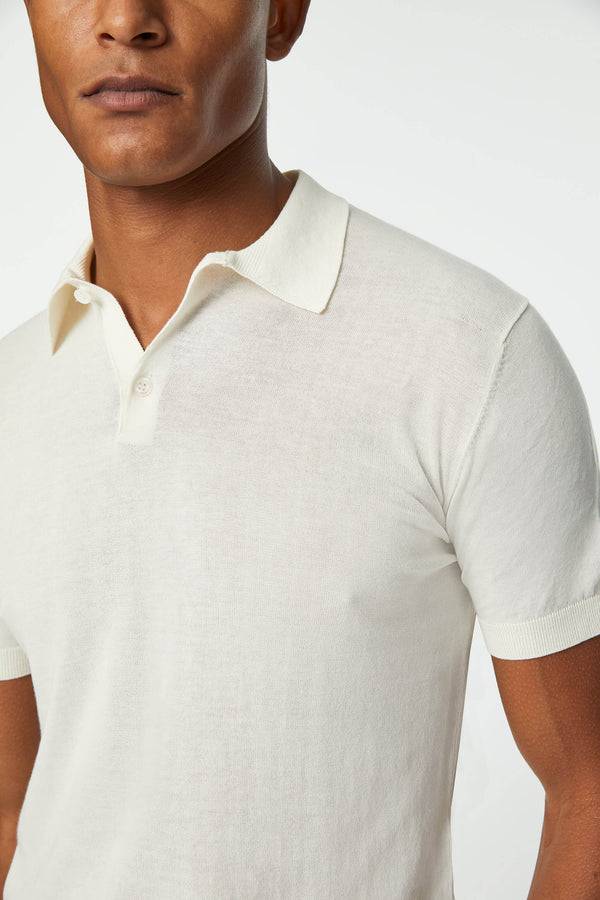 L.B.M. 1911 Polo in maglia bianca Polo in maglia bianca Presa