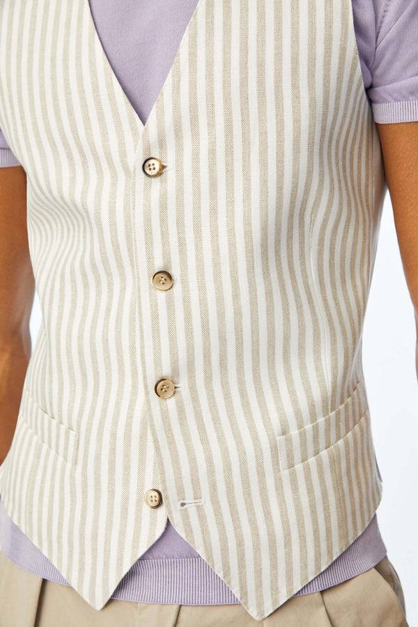 L.B.M. 1911 Gilet DEREK beige Gilet DEREK beige Saldi
