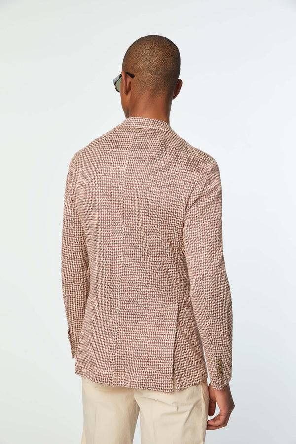 L.B.M. 1911 Giacca JACK in jersey pied de poule Giacca JACK in jersey pied de poule Nuova