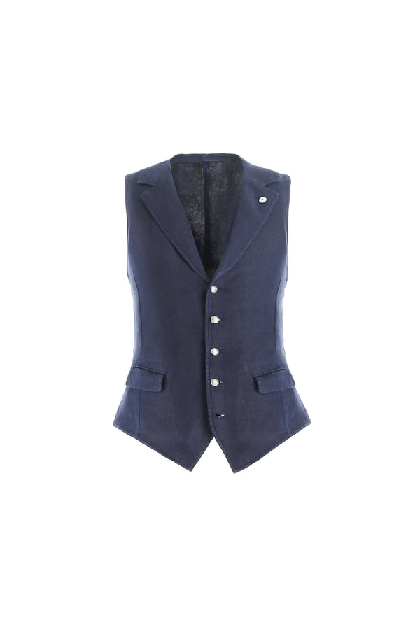 L.B.M. 1911 Gilet OSCAR tinto capo blu Gilet OSCAR tinto capo blu Black Friday Prezzi