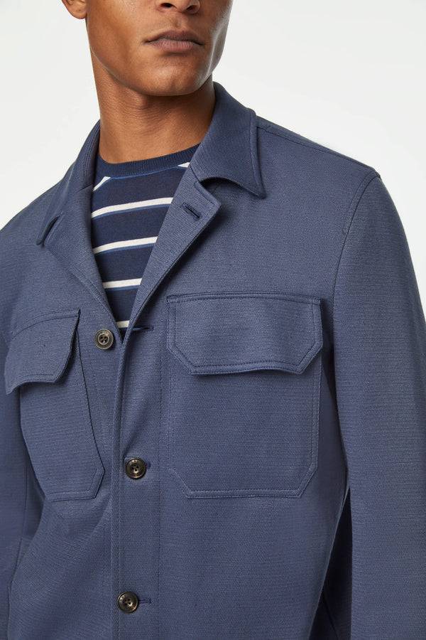 L.B.M. 1911 Overshirt in Jersey blu Overshirt in Jersey blu Italy