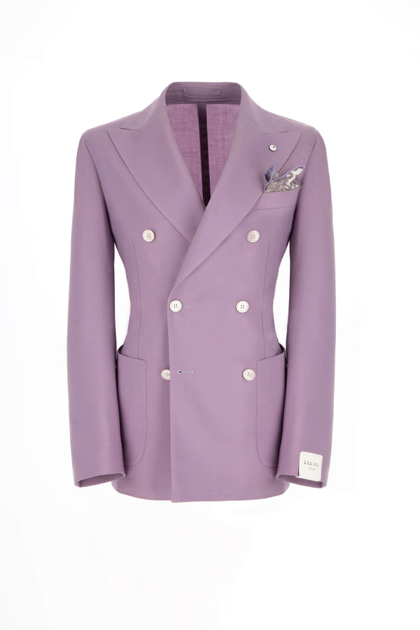 L.B.M. 1911 Giacca TOM doppiopetto washed lilla Giacca TOM doppiopetto washed lilla Affare Del Giorno
