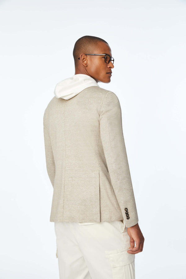 L.B.M. 1911 Giacca Simon in jersey beige Giacca Simon in jersey beige Novità
