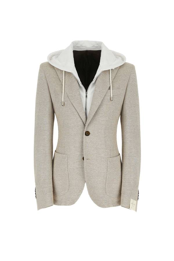 L.B.M. 1911 Giacca Simon in jersey beige Giacca Simon in jersey beige Novità