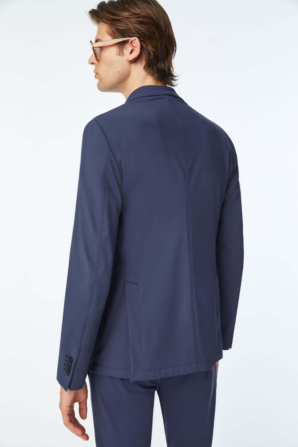 L.B.M. 1911 Travel jacket blu in Jersey tecnico Travel jacket blu in Jersey tecnico Presa
