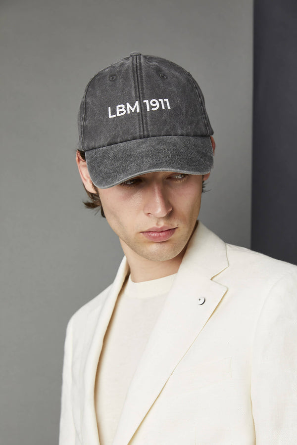 L.B.M. 1911 Cappello baseball grigio scuro Cappello baseball grigio scuro Outlet