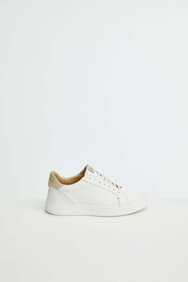 L.B.M. 1911 Sneaker retro-tennis bianca e beige Sneaker retro-tennis bianca e beige 2025