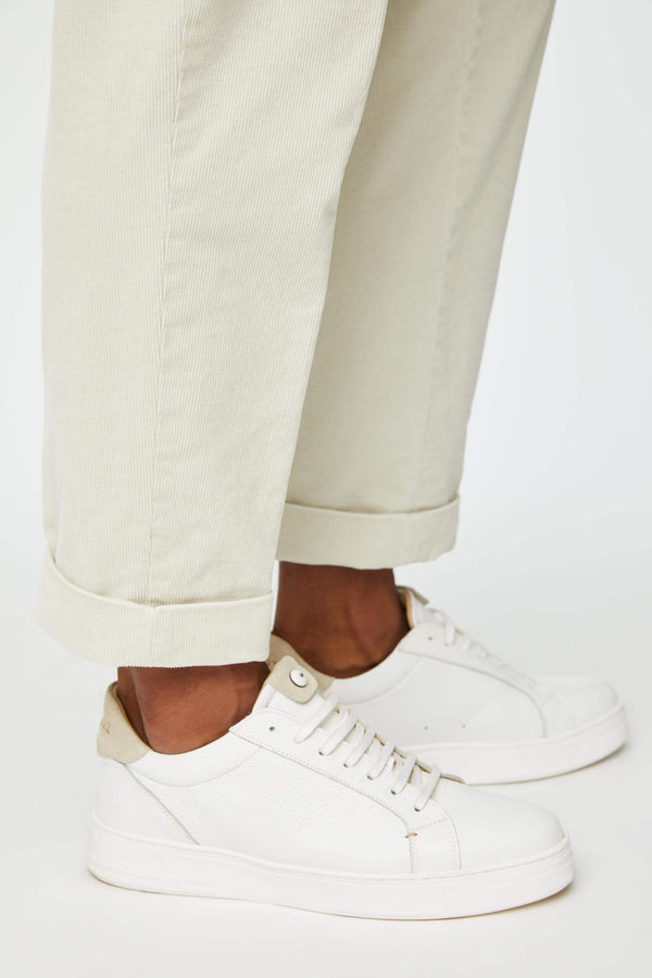 L.B.M. 1911 Sneaker retro-tennis bianca e beige Sneaker retro-tennis bianca e beige 2025