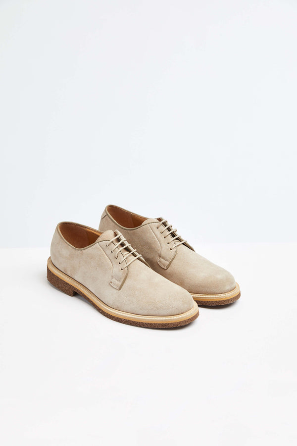 L.B.M. 1911 Derby in pelle beige Derby in pelle beige Nuovo