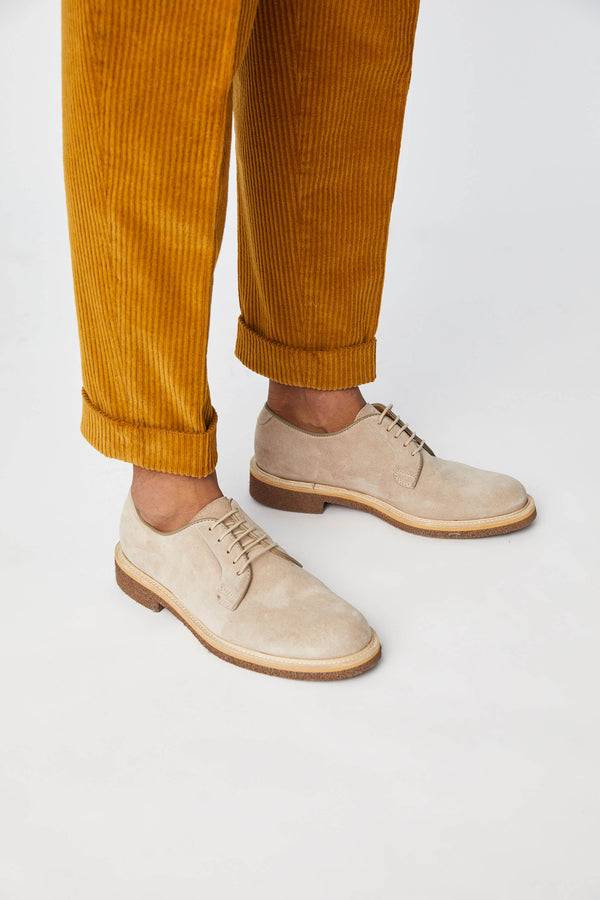L.B.M. 1911 Derby in pelle beige Derby in pelle beige Nuovo